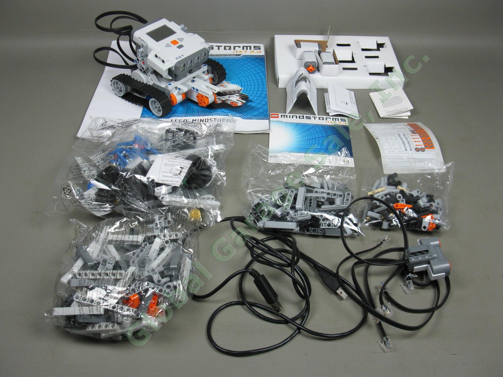 LEGO Mindstorms NXT 2.0 8547 Robot Building Program Set PC/MAC Bluetooth USB 10+ 3