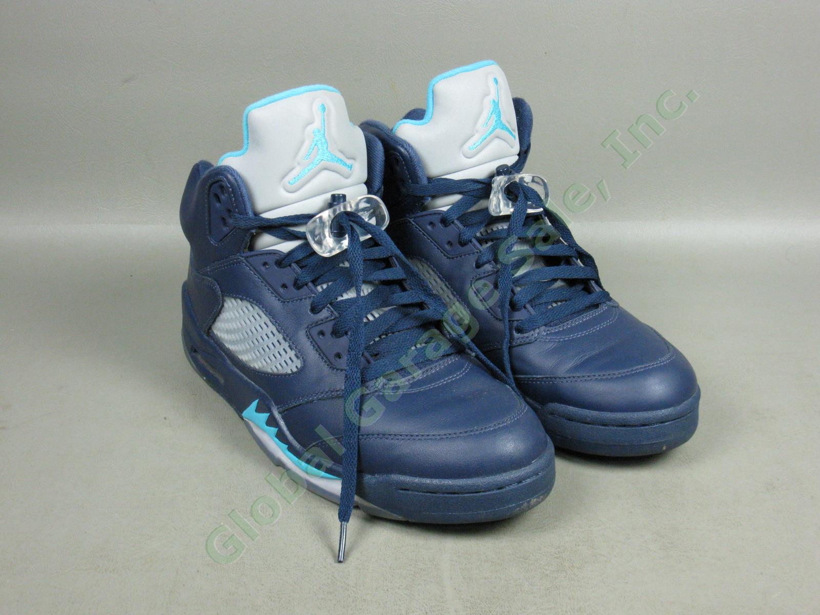 Nike Air Jordan 5 V Retro Hornets Shoes Midnight Navy Blue White 136027-405 Sz 9