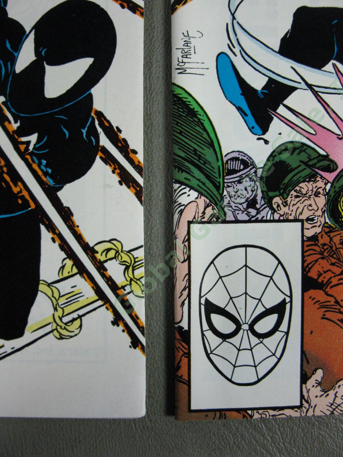 1988 Marvel Amazing Spiderman #298 #299 + #300 First Todd McFarlane Venom Covers 7