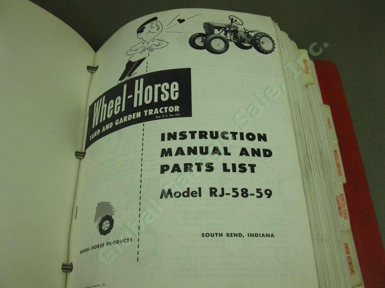 Vtg Wheel Horse Maintenance Manual Part List Lot Tractor Riding Mower 6