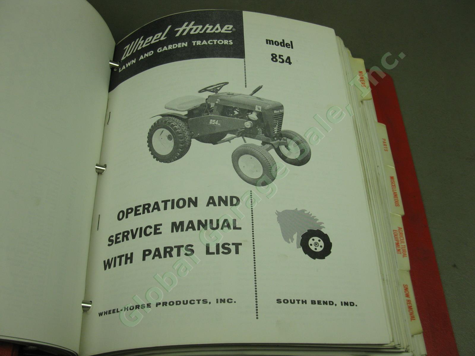 Vtg Wheel Horse Maintenance Manual Part List Lot Tractor Riding Mower 11