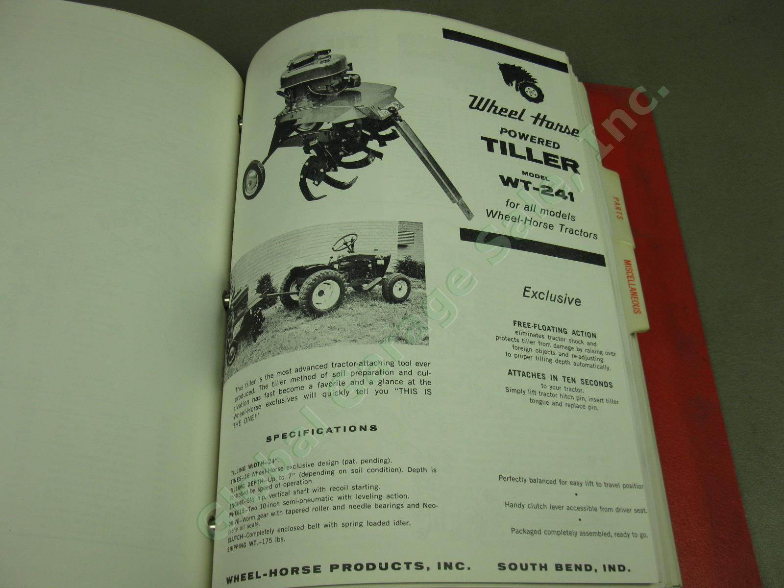 Vtg Wheel Horse Maintenance Manual Part List Lot Tractor Riding Mower 16