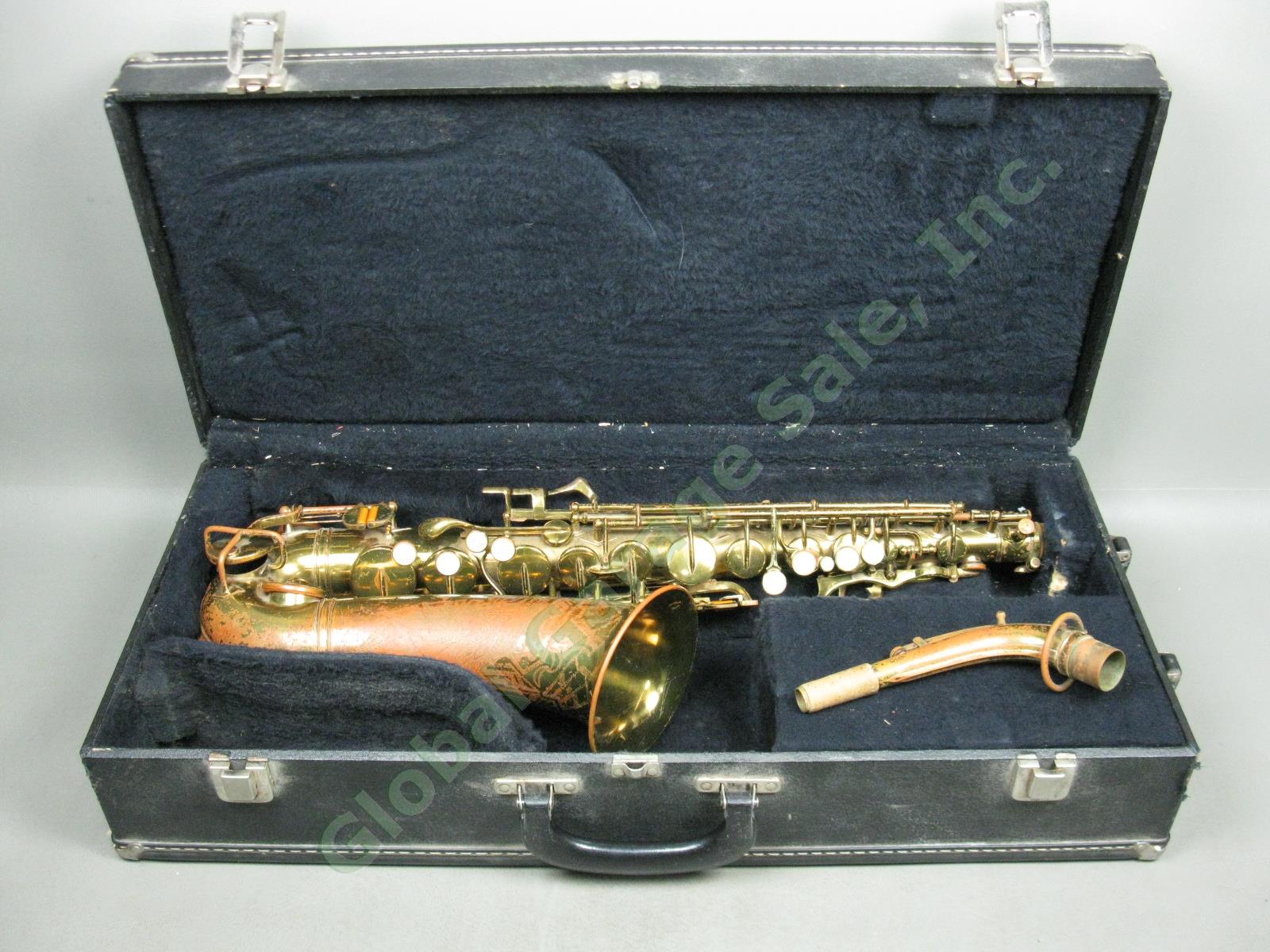 Buescher Aristocrat True-Tone Low-Pitch Saxophone Serial #276510 +Case Parts NR!