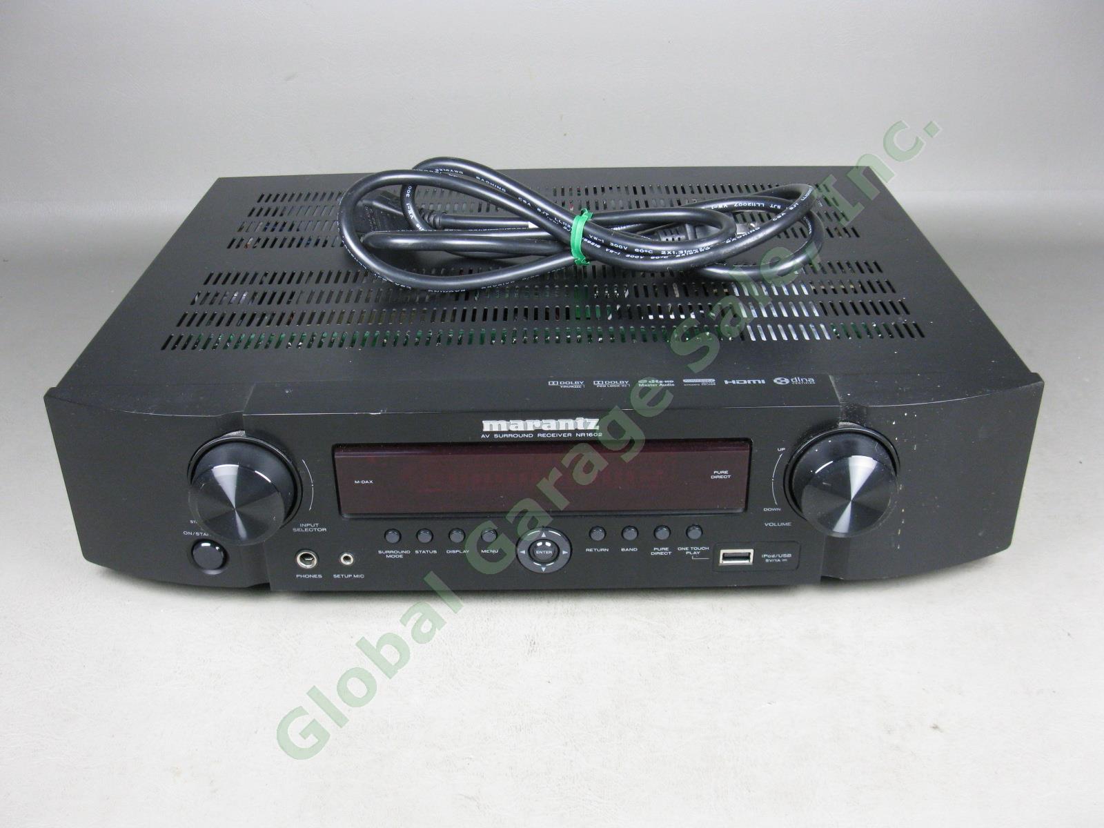 Marantz NR1602 7.1 Channel 50 Watt WPC AV Surround Sound Home Theater Receiver