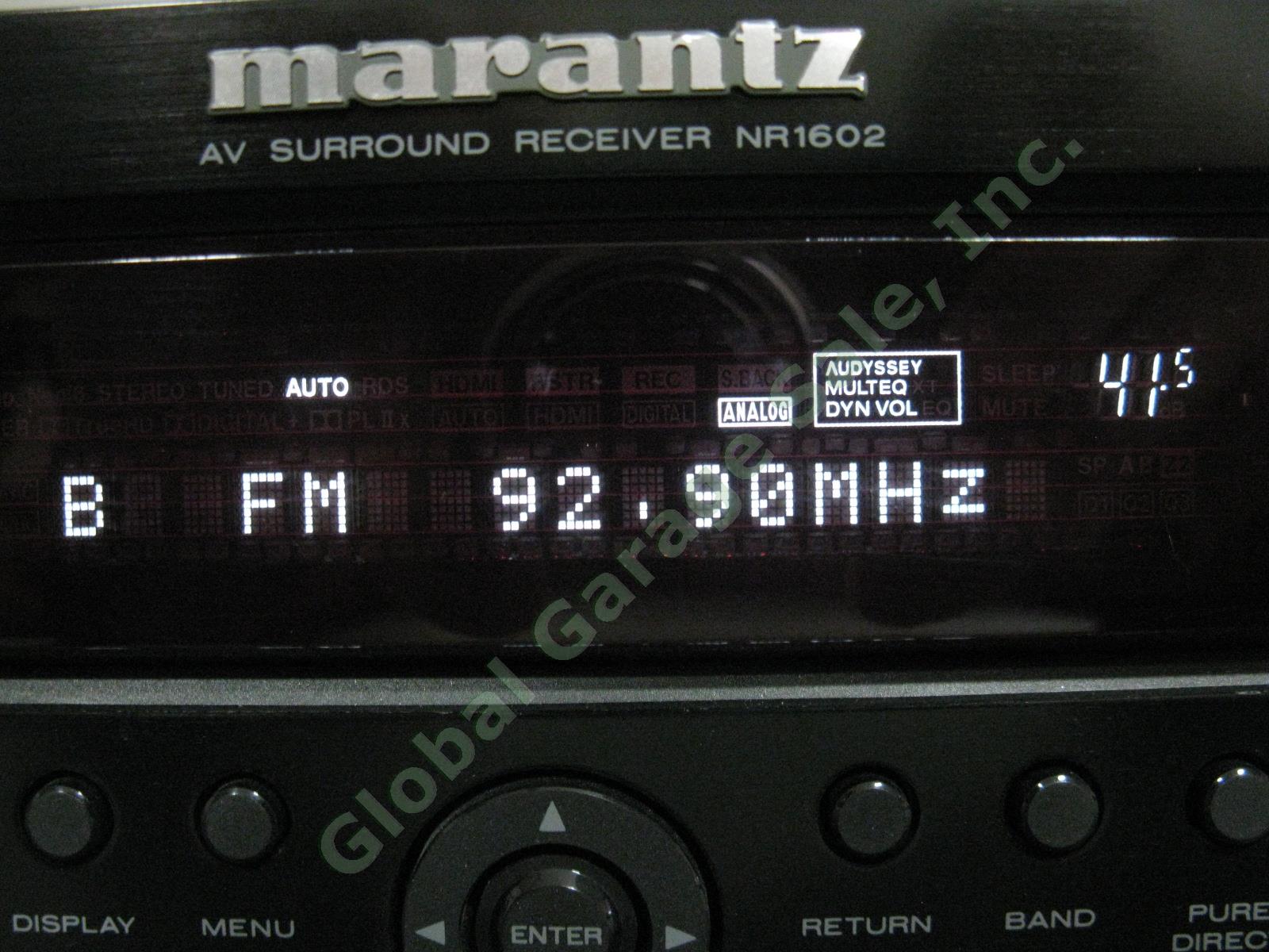 Marantz NR1602 7.1 Channel 50 Watt WPC AV Surround Sound Home Theater Receiver 3