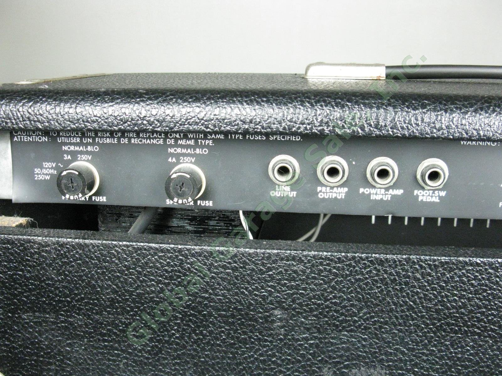Vtg 1980s Fender Stage Lead II 2-12 100W Solid State Combo Guitar Amp Japan NR!! 7