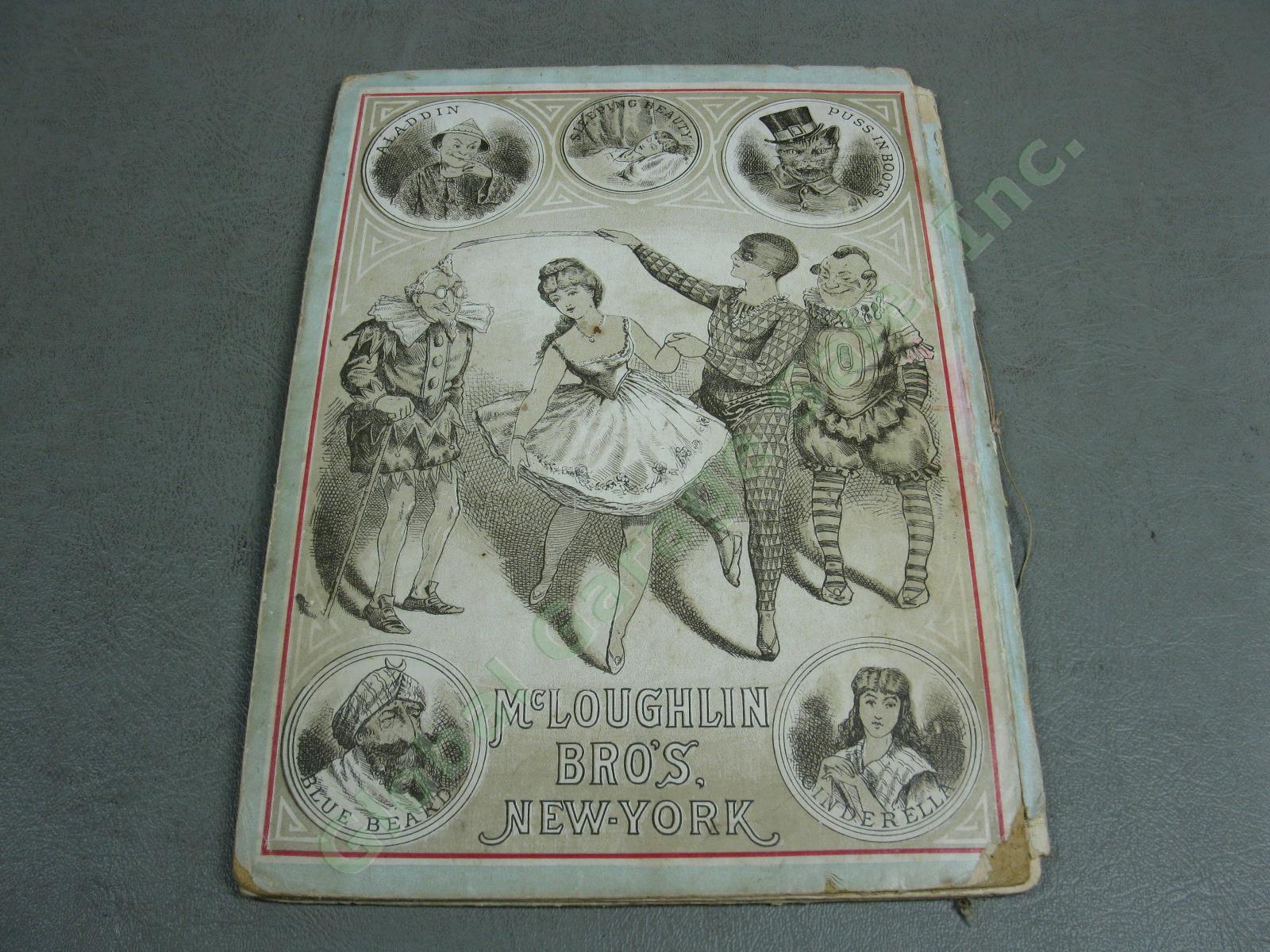 1870s Antique Pop Up Pantomime Toy Kids Book Cinderella The Little Glass Slipper 1