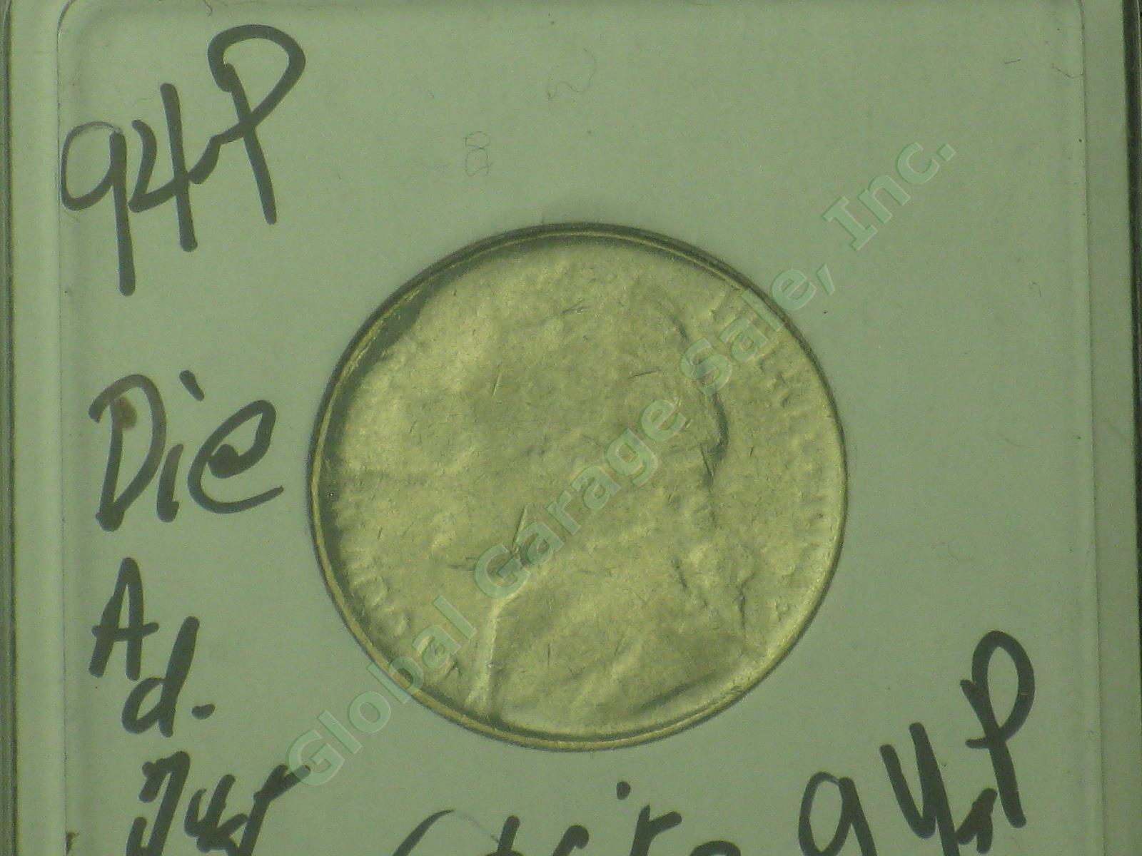 19 Jefferson Nickel Mint Errors Lot 1990s 2000s UNC Doubling Die Chips Blank ++ 3