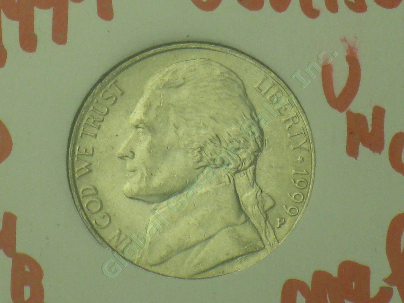 19 Jefferson Nickel Mint Errors Lot 1990s 2000s UNC Doubling Die Chips Blank ++ 9