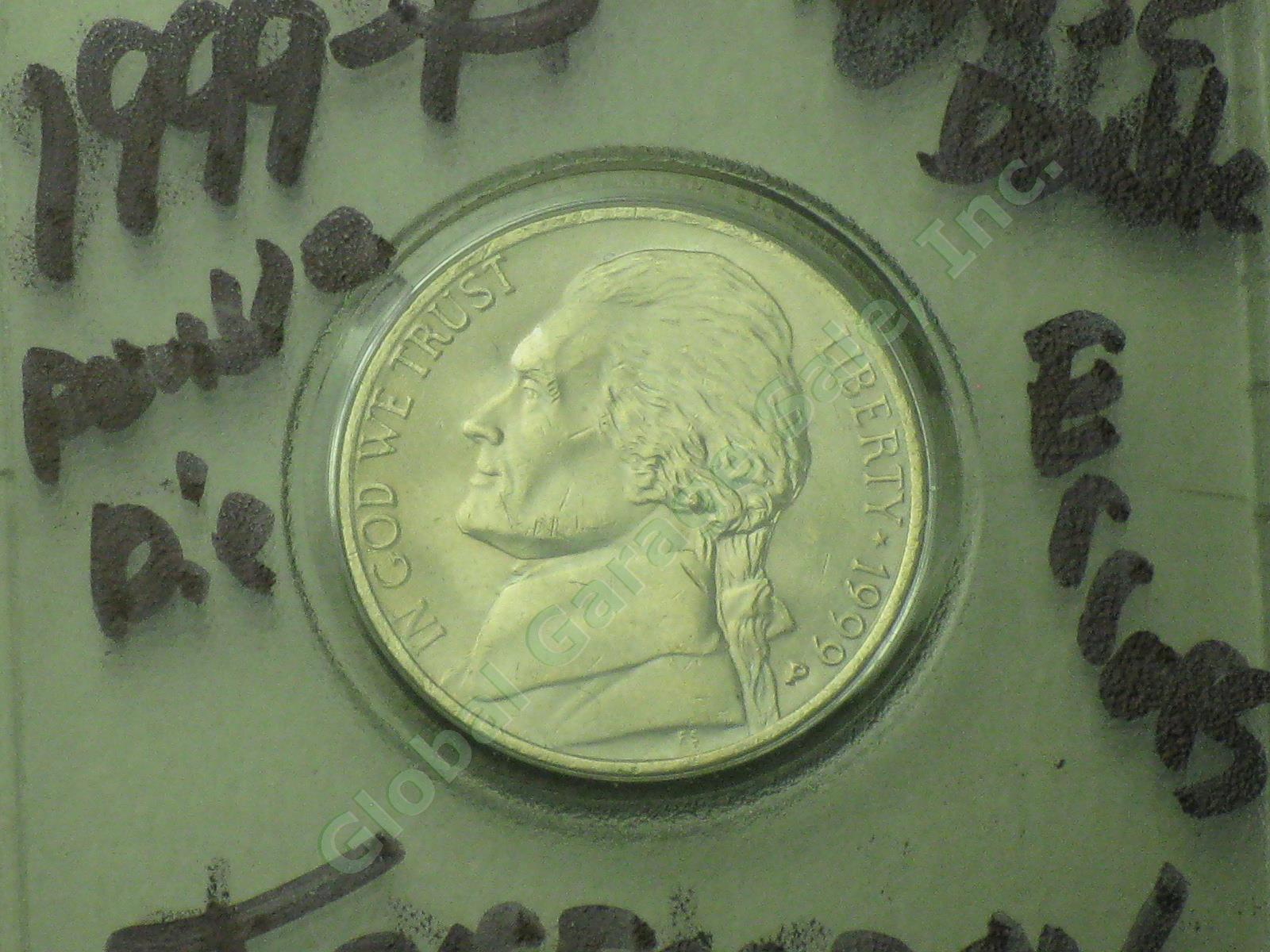 19 Jefferson Nickel Mint Errors Lot 1990s 2000s UNC Doubling Die Chips Blank ++ 15