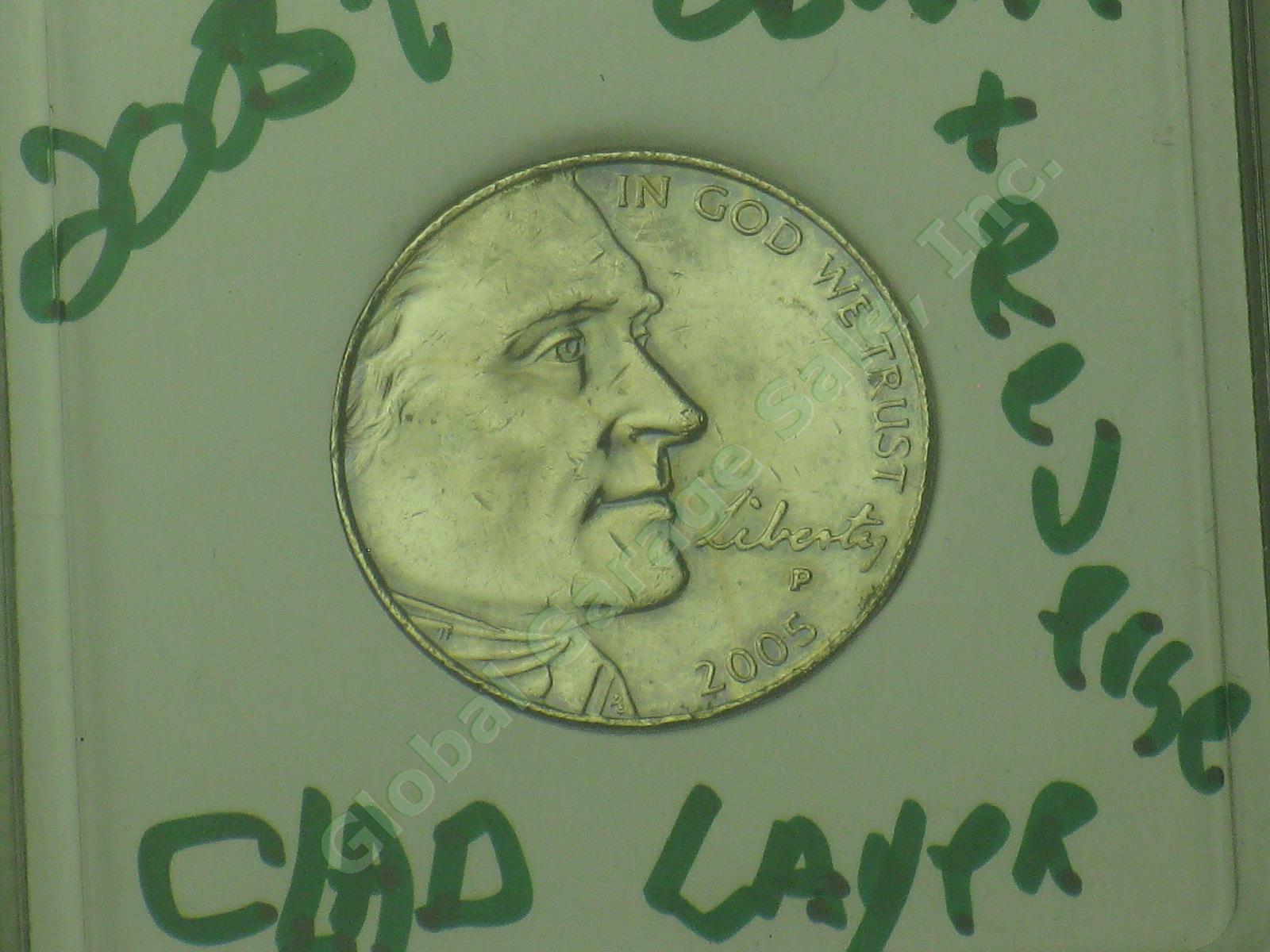 19 Jefferson Nickel Mint Errors Lot 1990s 2000s UNC Doubling Die Chips Blank ++ 27