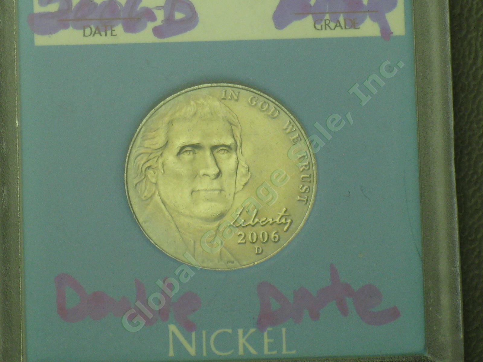 19 Jefferson Nickel Mint Errors Lot 1990s 2000s UNC Doubling Die Chips Blank ++ 31