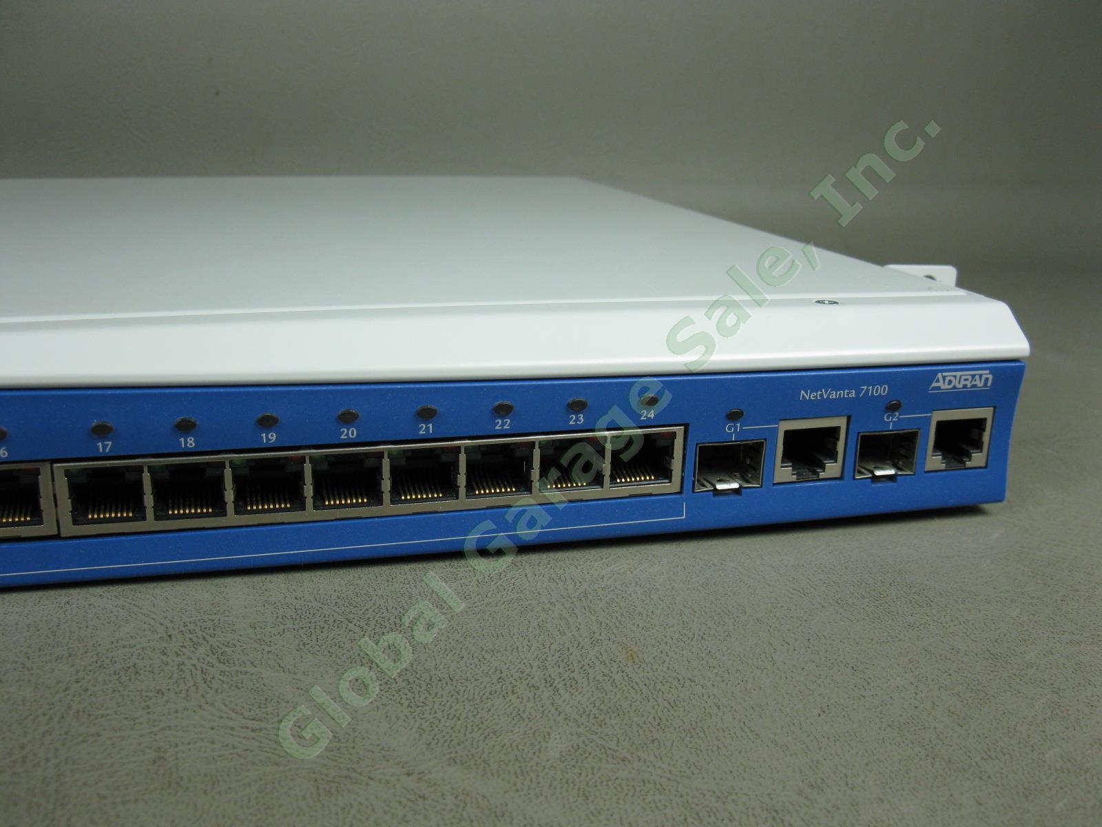 Adtran NetVanta 7100 1200796E1 VoIP PoE Switch Router Gateway +T1/PRI VIM Module 2