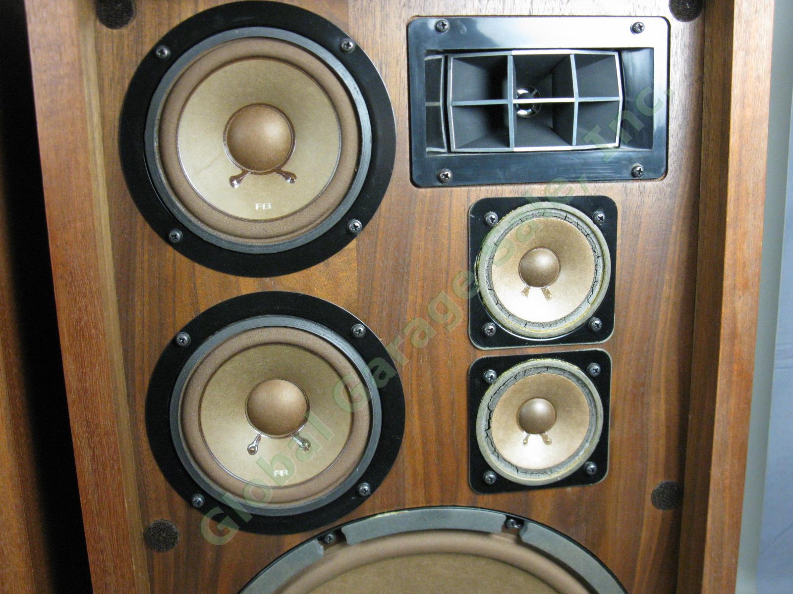 Vtg Pioneer CS-88A Stereo Floor Speakers Pair W/ Manuals Owners Kits Papers Lot 7