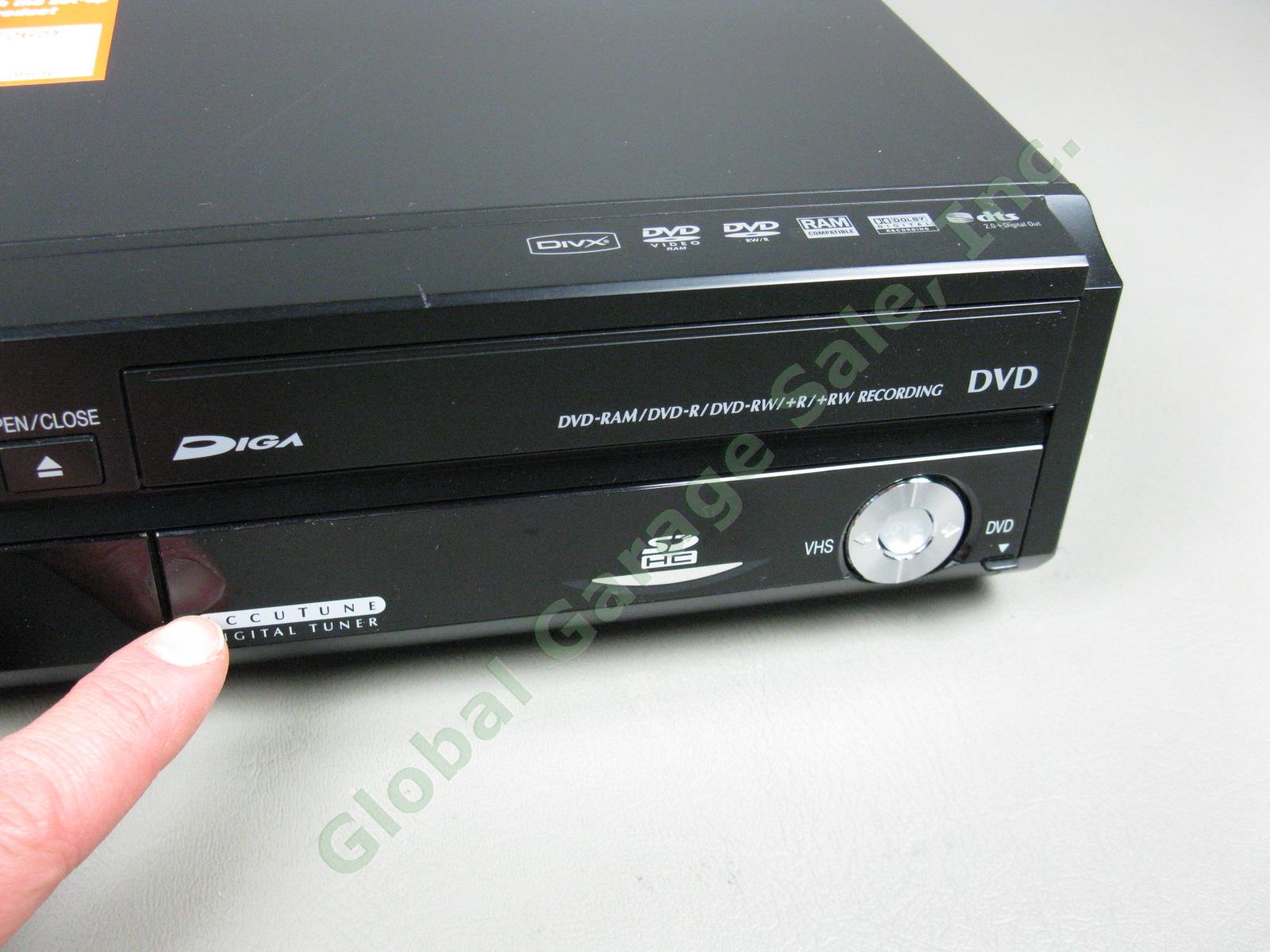 Panasonic DMR-EZ475V VHS VCR To DVD Recorder HDMI SD Card Player Combo + Remote+ 3