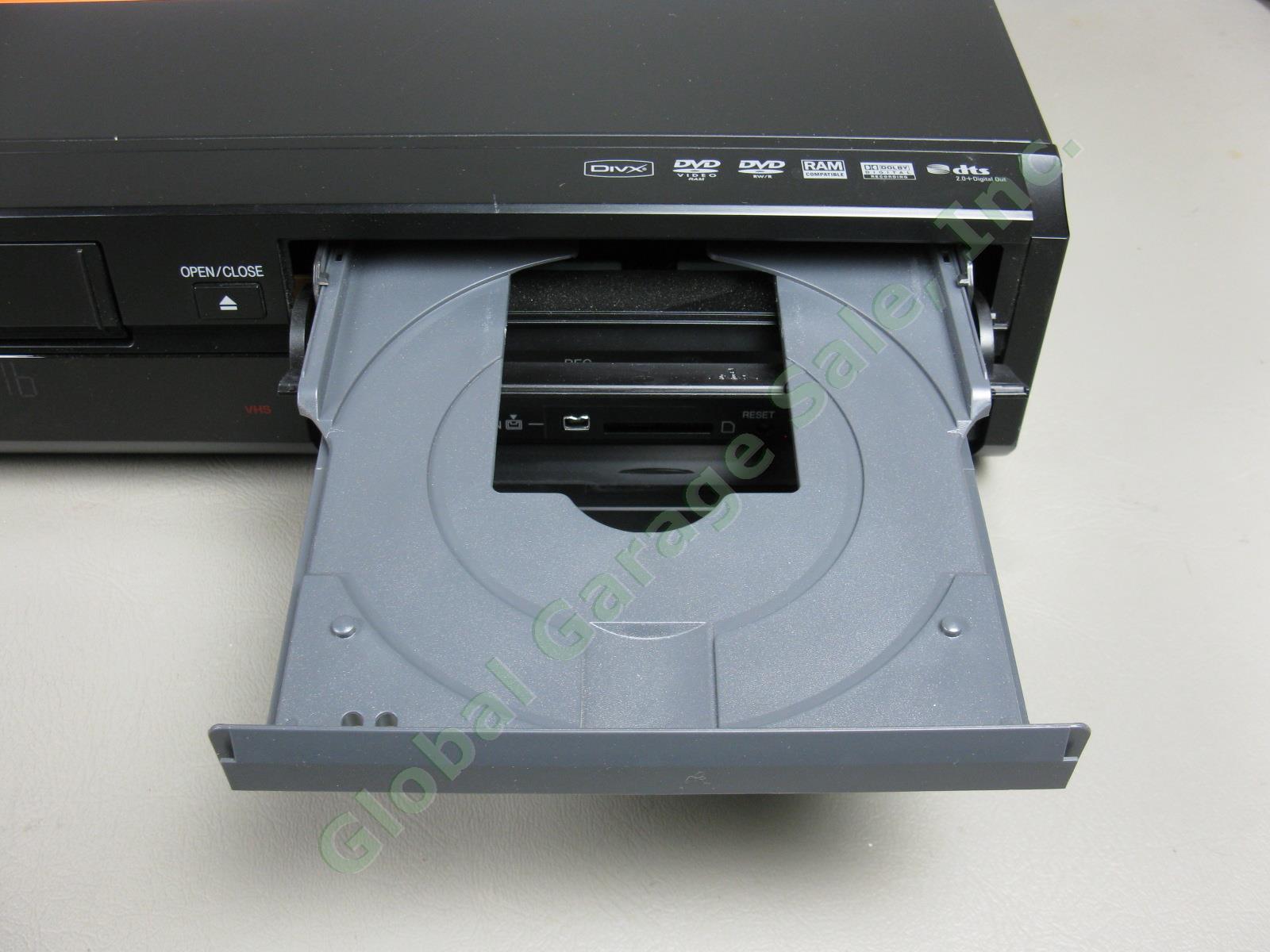 Panasonic DMR-EZ475V VHS VCR To DVD Recorder HDMI SD Card Player Combo + Remote+ 4