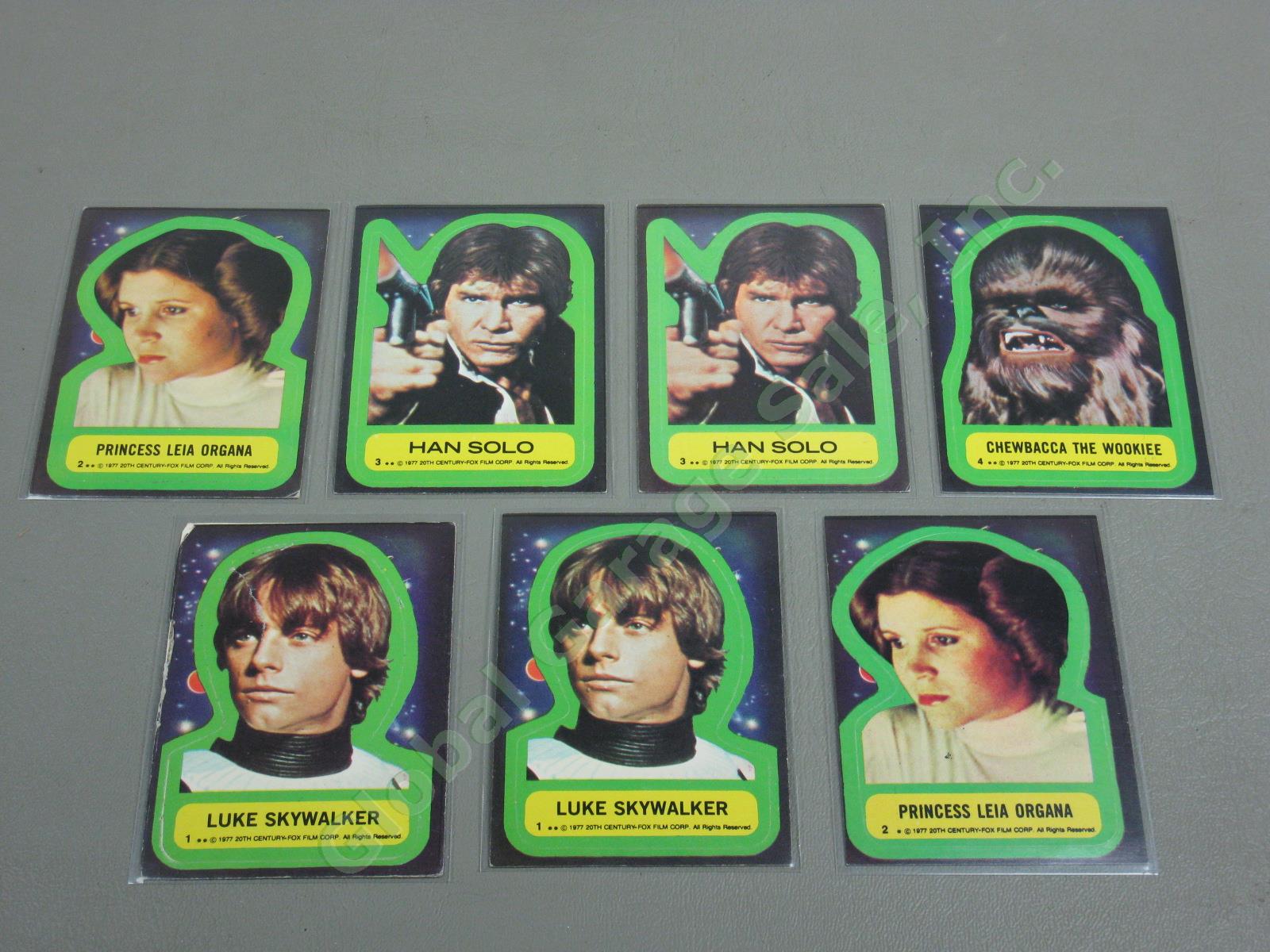 121 Topps Star Wars Sticker Cards Lot 1977 Series 1 2 3 4 5 Empire Strikes Back 1