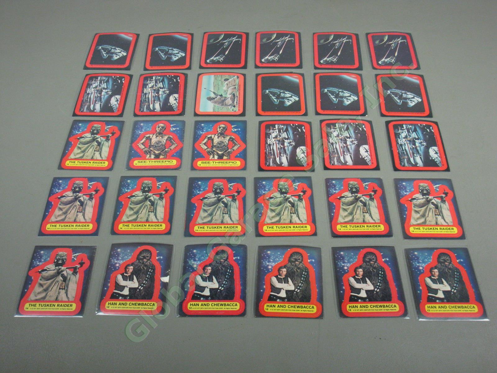 121 Topps Star Wars Sticker Cards Lot 1977 Series 1 2 3 4 5 Empire Strikes Back 2