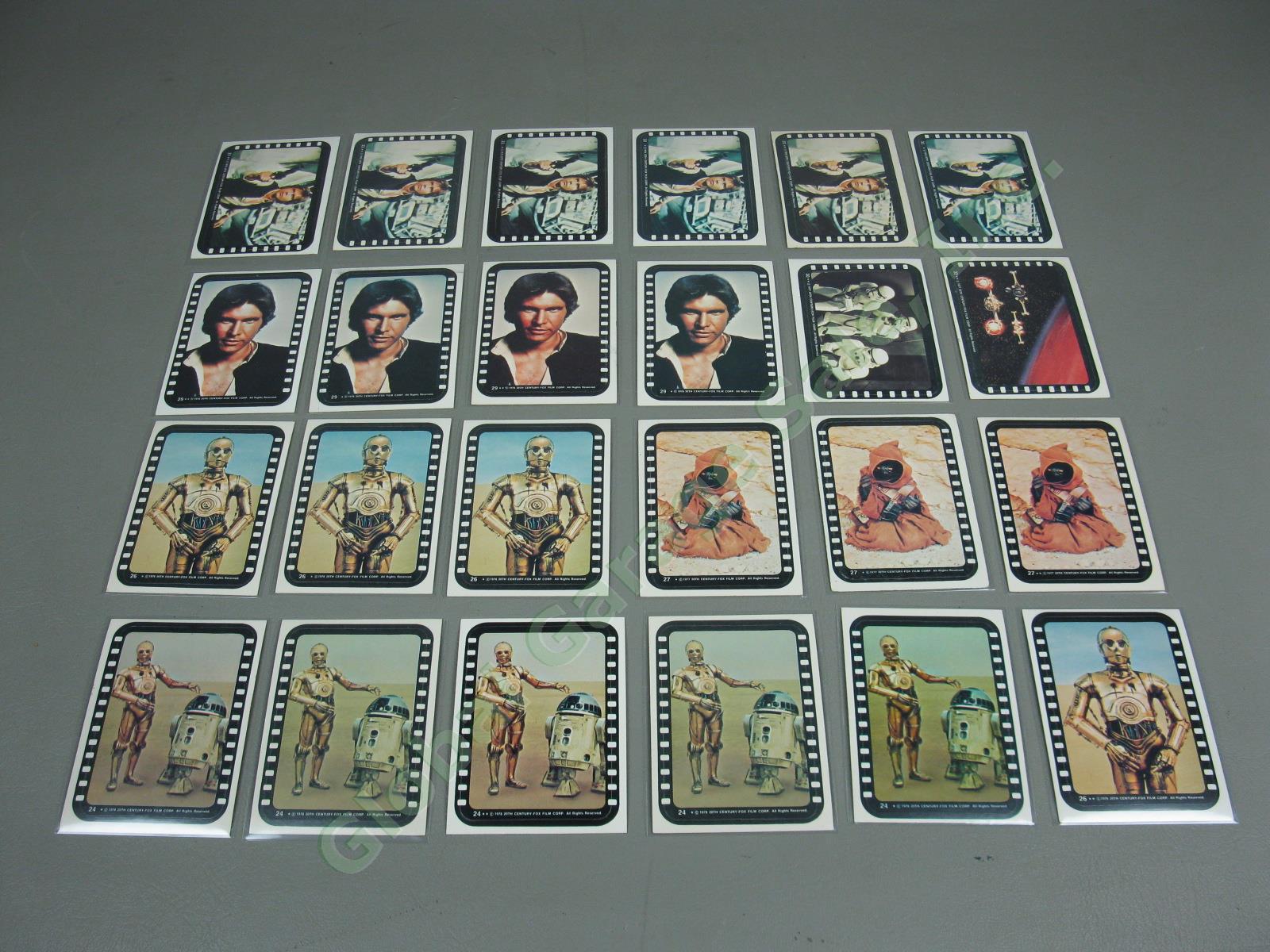 121 Topps Star Wars Sticker Cards Lot 1977 Series 1 2 3 4 5 Empire Strikes Back 3