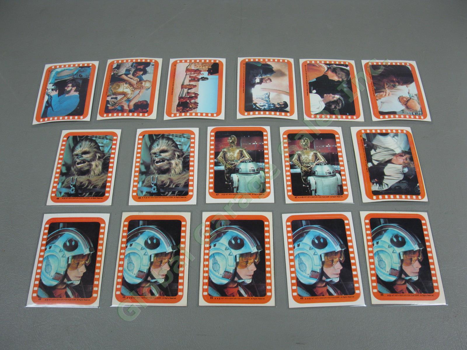 121 Topps Star Wars Sticker Cards Lot 1977 Series 1 2 3 4 5 Empire Strikes Back 5