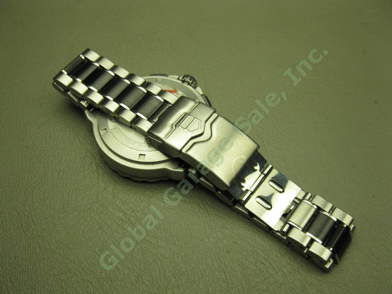 Tag Heuer Formula 1 CAU1115 Grey Dial Ceramic Bezel Quartz Chronograph Watch Lot 5