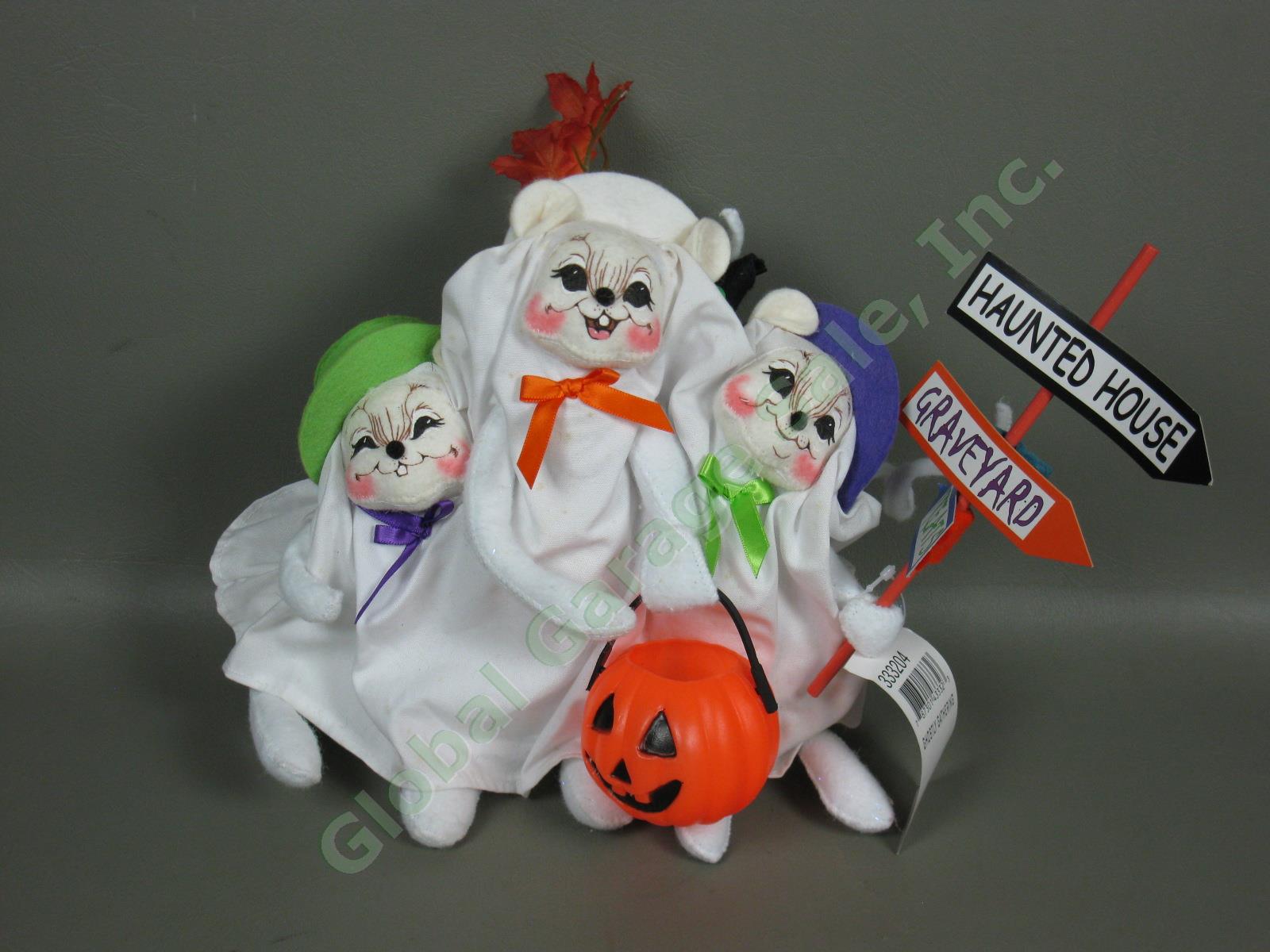 Vtg Annalee Halloween Doll Lot 18" Stack 