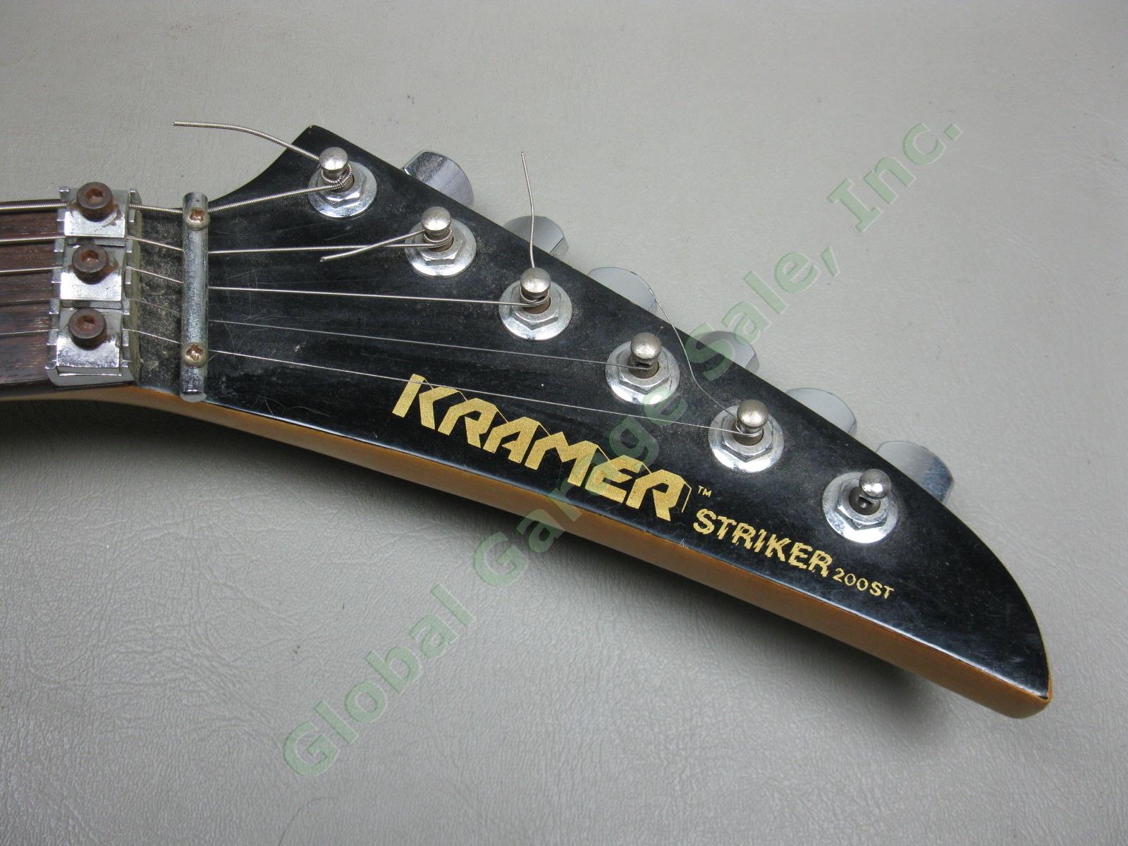 Kramer Striker 200ST Electric Guitar Floyd Rose Locking Tremolo Dual Humbucker + 5