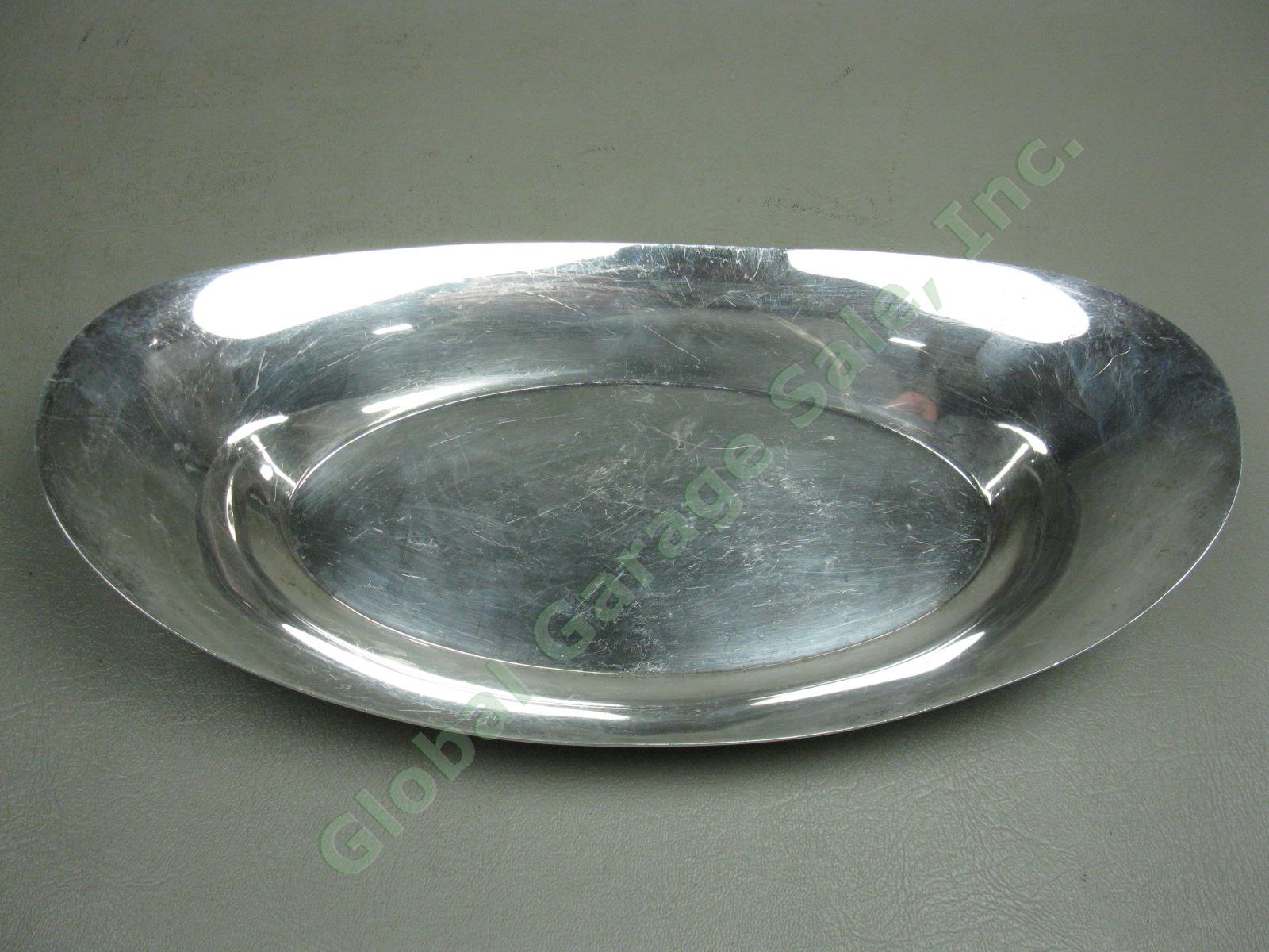 Vtg Antique Gorham Sterling Silver 11" Oval Bread Tray Plate Dish A8979 212grams 1