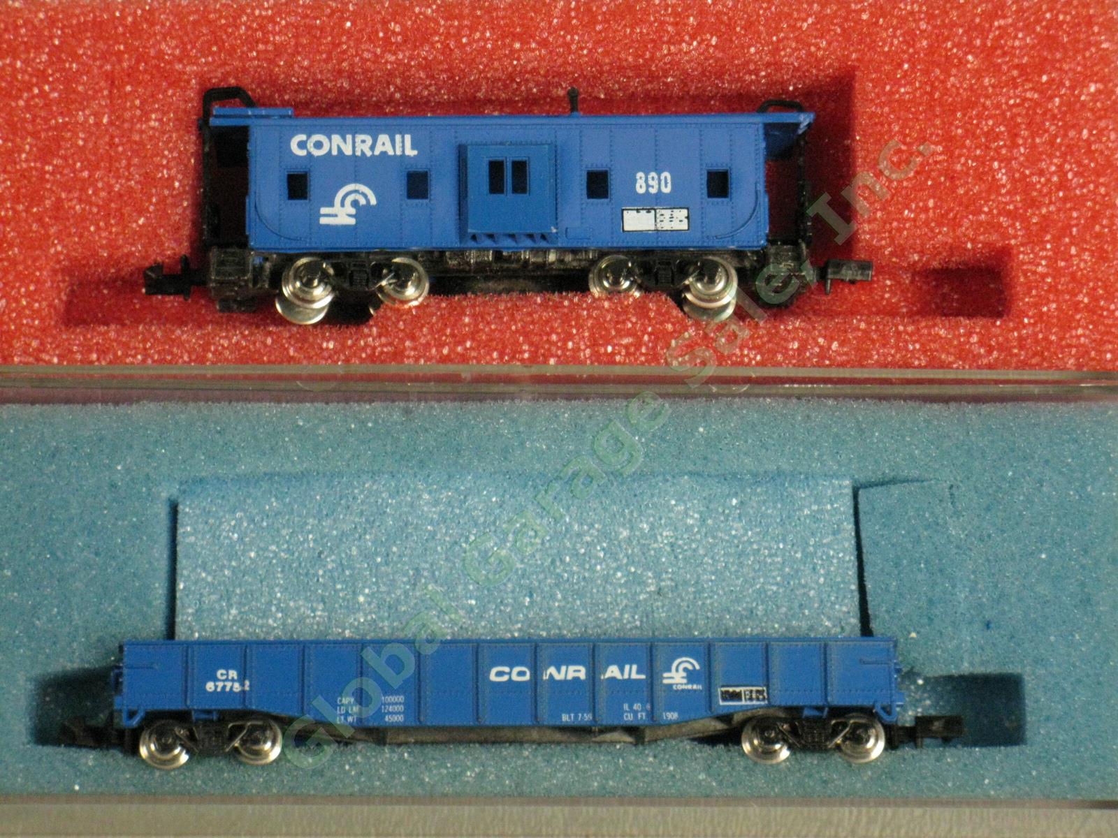 12 Con-Cor Conrail Train Car Set Tanker 50