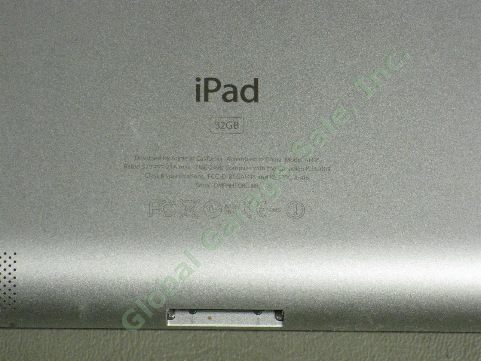 Apple iPad A1416 32GB Wifi 3rd Generation Tablet MC706LL/A One Owner Works Great 5