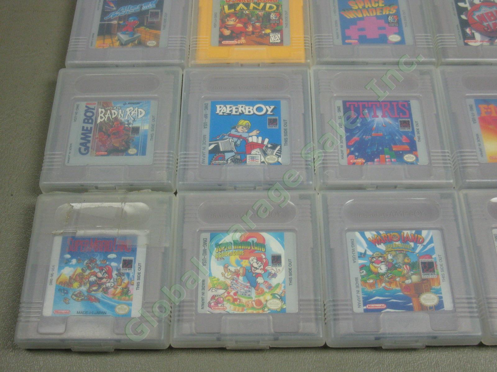 21 Tested Nintendo Gameboy Game Cartridge Lot Super Dr Mario Wario Land 2 Kirby+ 1