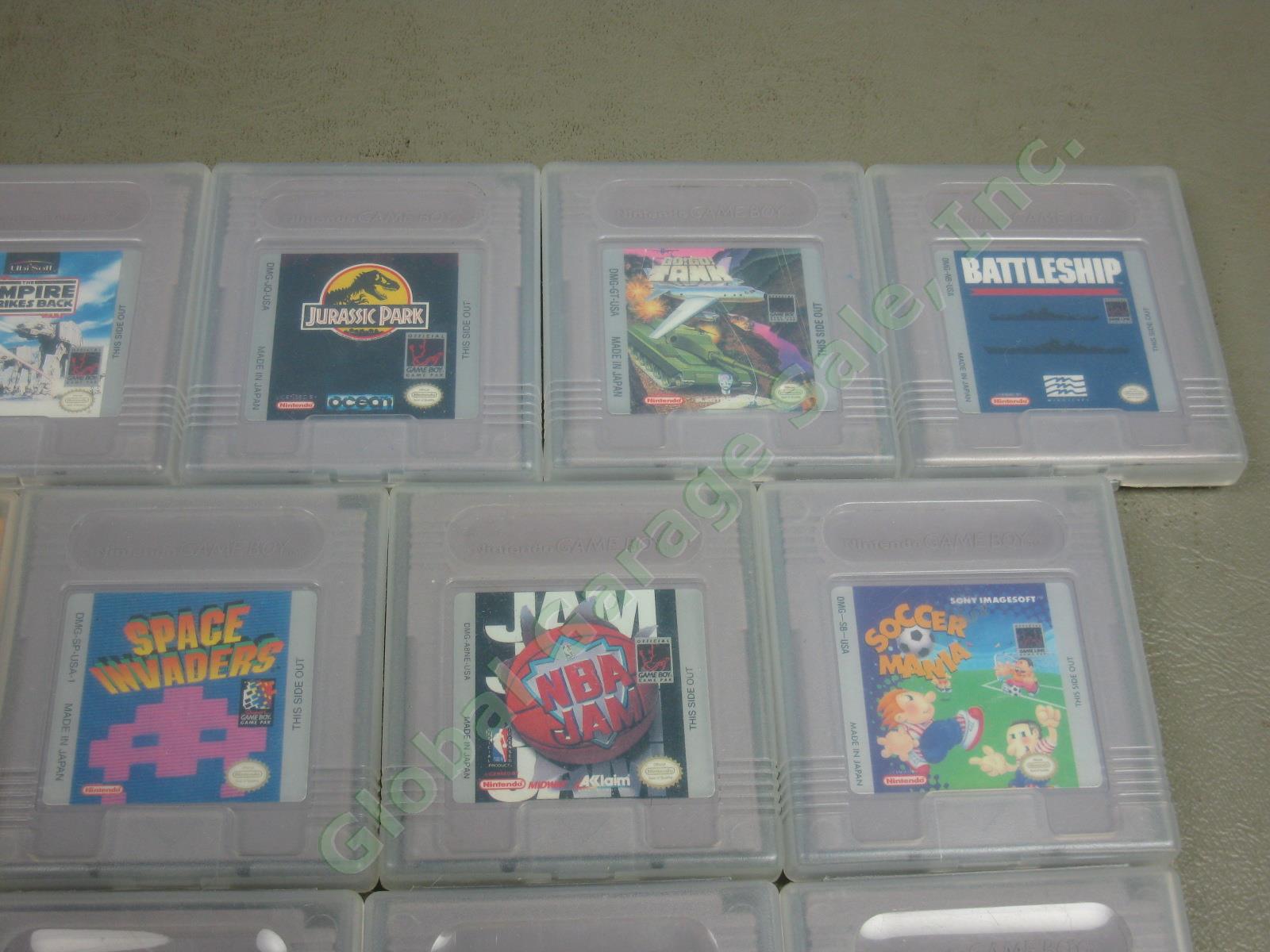 21 Tested Nintendo Gameboy Game Cartridge Lot Super Dr Mario Wario Land 2 Kirby+ 4