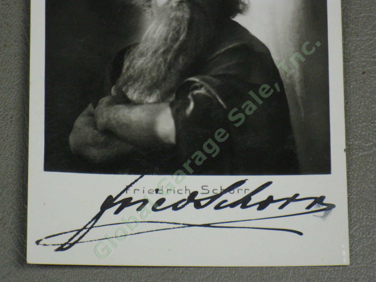 RARE Vtg Antique 1930s Friedrich Schorr Hand Signed Austrian Opera Photo Vienna 2