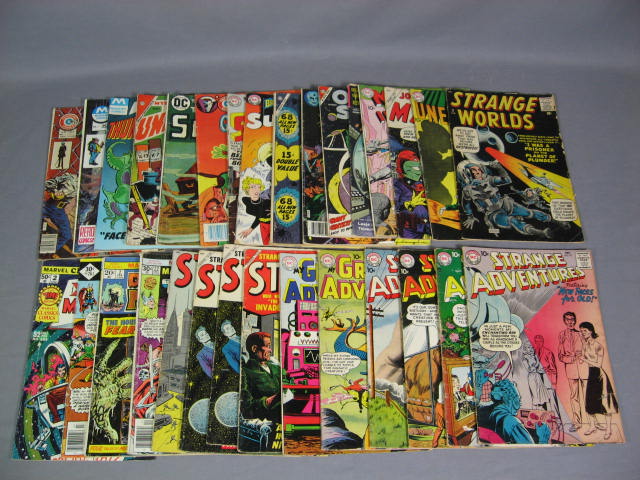 Vintage 1957-82 Comic Book Lot Strange Tales Adventures