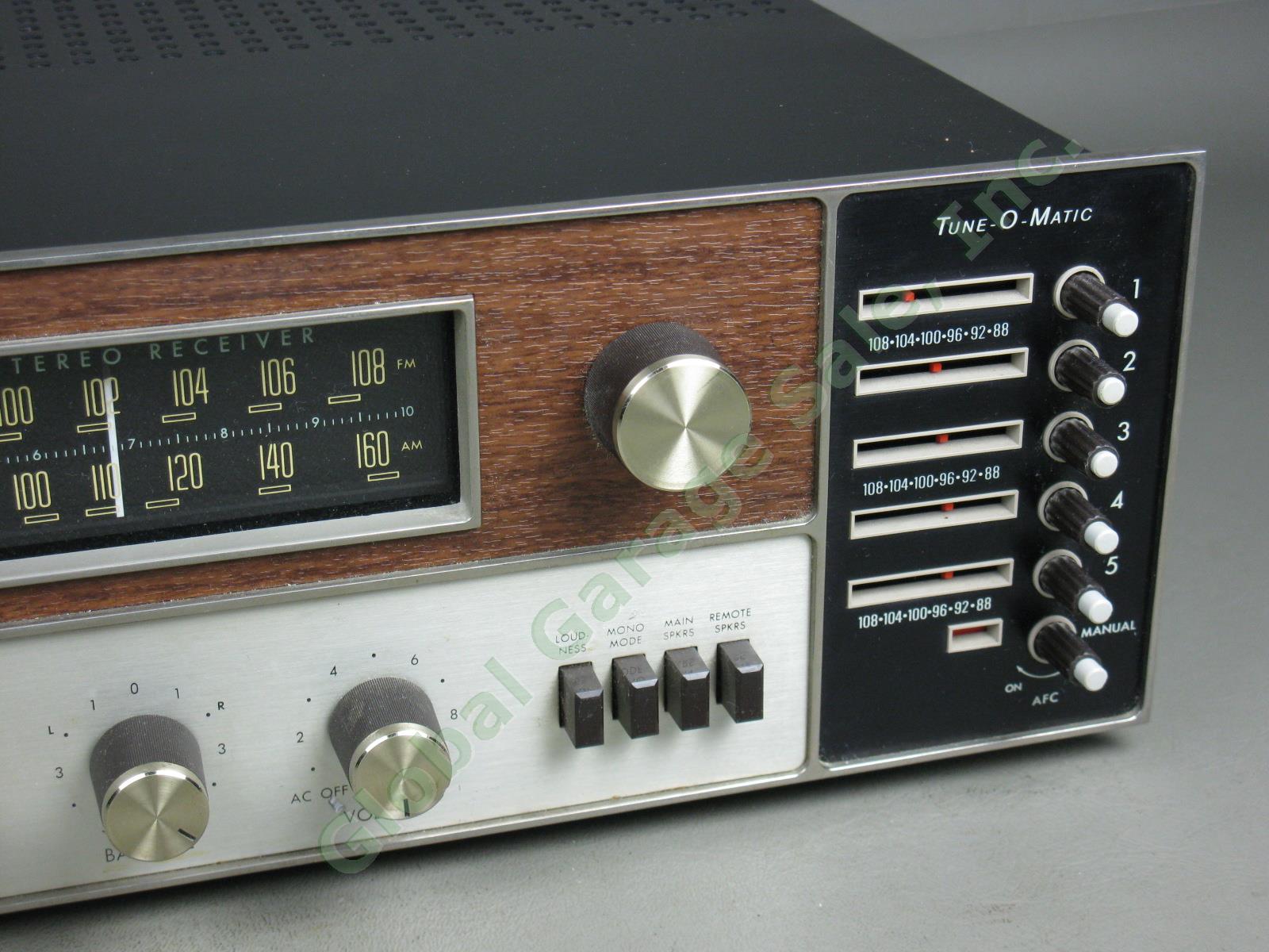 Vtg The Fisher 250-TX Tune-O-Matic AM/FM Stereo Receiver Stations Tested As-Is 2
