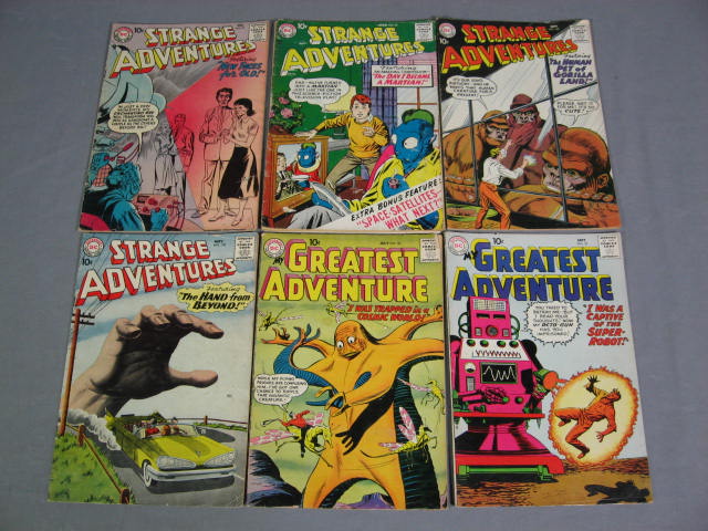 Vintage 1957-82 Comic Book Lot Strange Tales Adventures 1