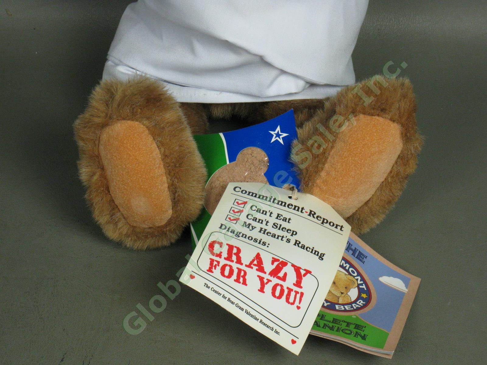 RARE! Original Crazy For You Vermont Teddy Bear Straight Jacket Valentine