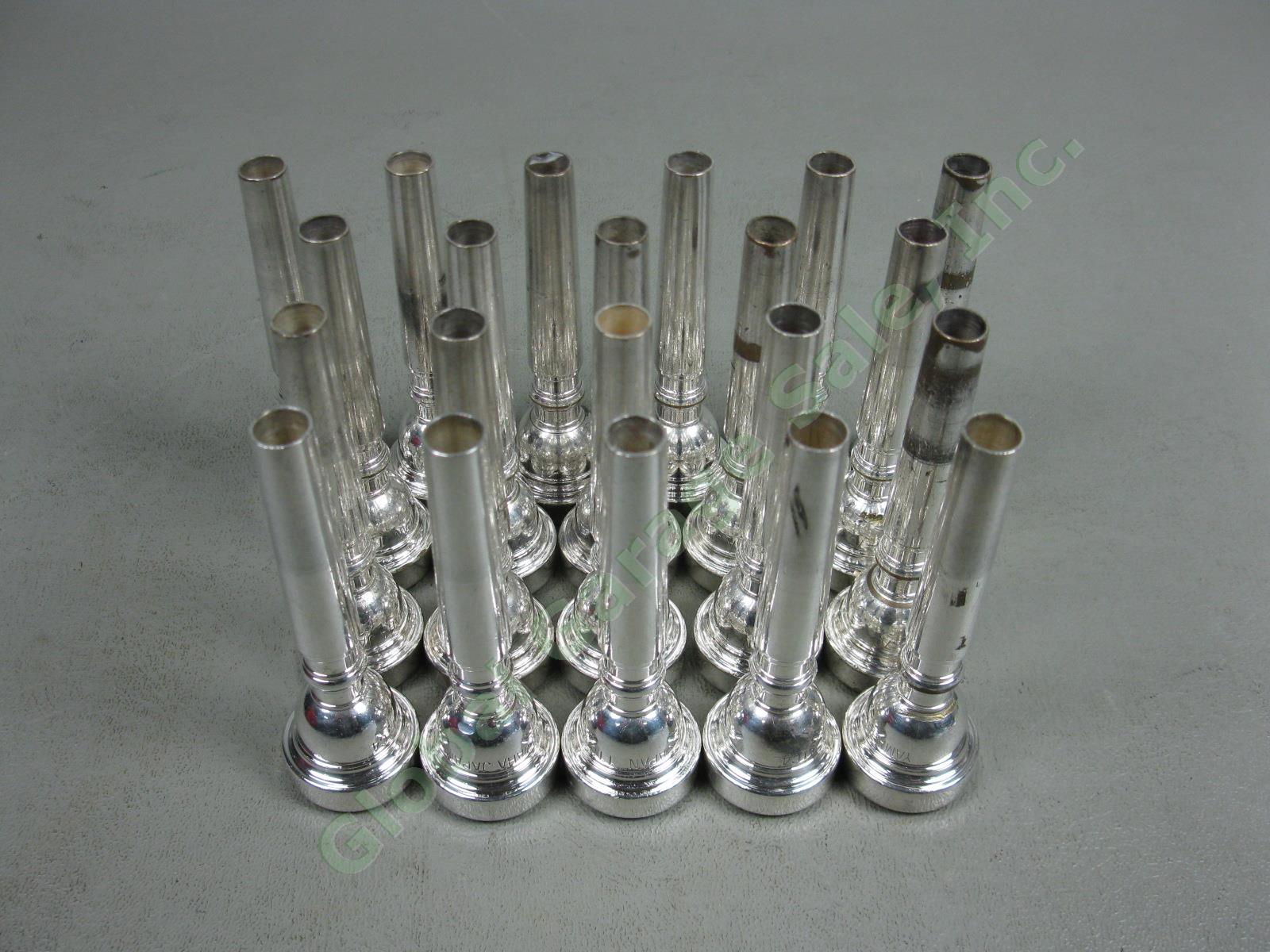 21 Vtg Yamaha Japan 11C4 7C Trumpet Cornet Mouthpieces Wholesale Bulk Used Lot