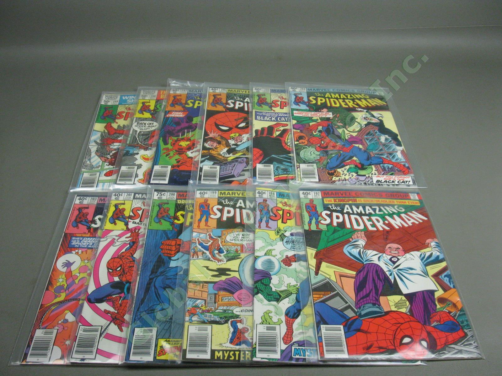 124 Marvel Amazing Spiderman Lot Runs 171-297 329-332 #265 1st App Silver Sable! 3
