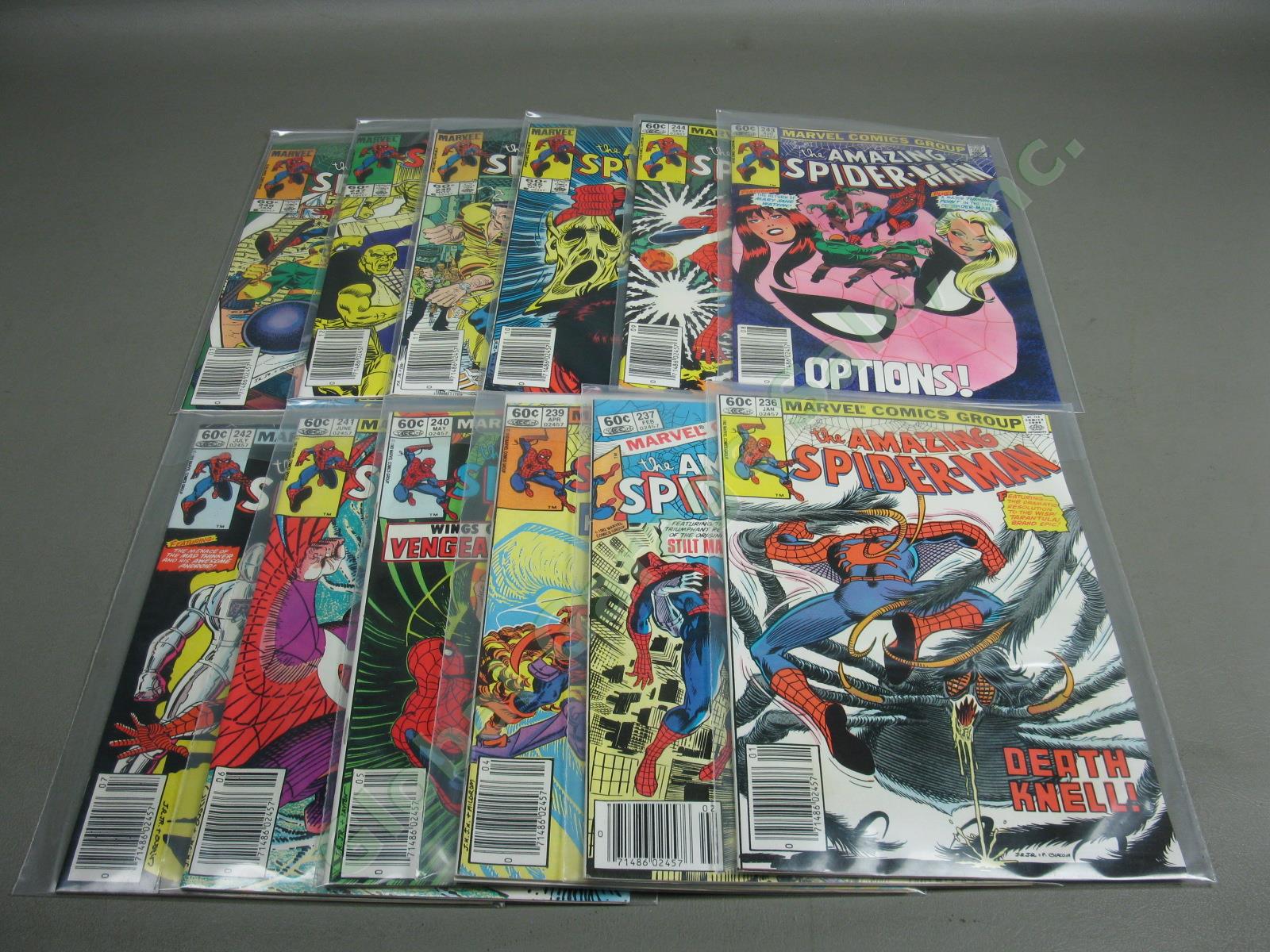 124 Marvel Amazing Spiderman Lot Runs 171-297 329-332 #265 1st App Silver Sable! 6
