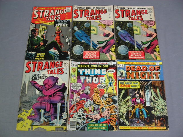 Vintage 1957-82 Comic Book Lot Strange Tales Adventures 4
