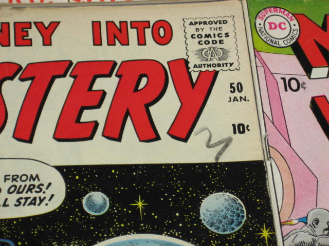 Vintage 1957-82 Comic Book Lot Strange Tales Adventures 7