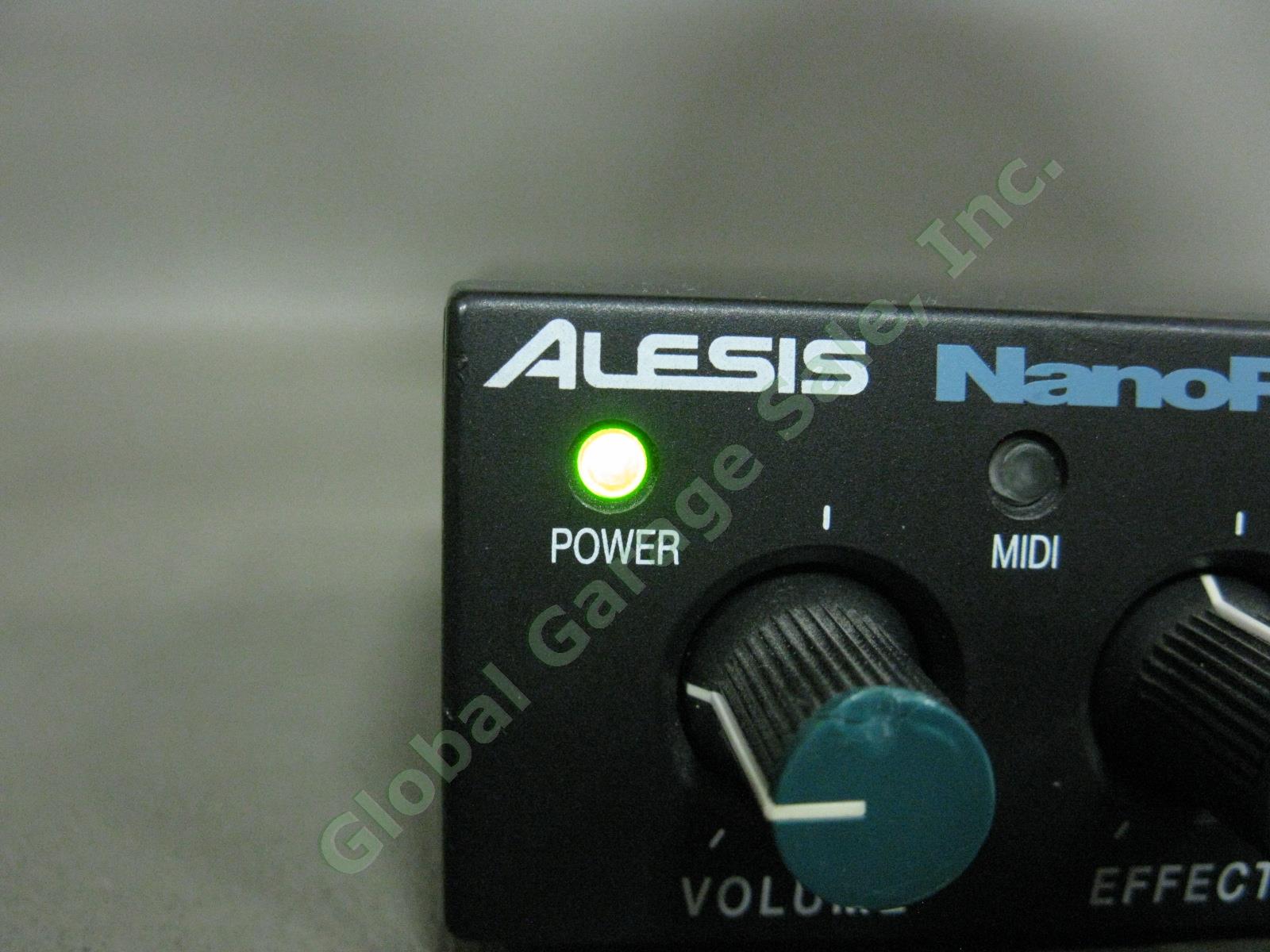 Alesis Nano Piano 64 Voice Stereo MIDI QS Keyboard Synth Module + AC Adapter Lot 2