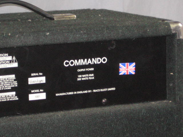 Trace Elliot Commando Bass Preamplifier Amplifier Amp 5