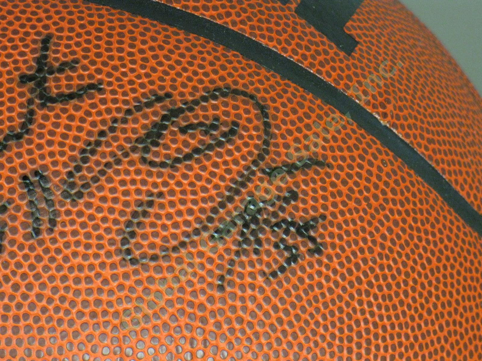 2004 NCAA UVM Catamounts Team Signed Basketball Brennan Coppenrath Sorrentine + 7