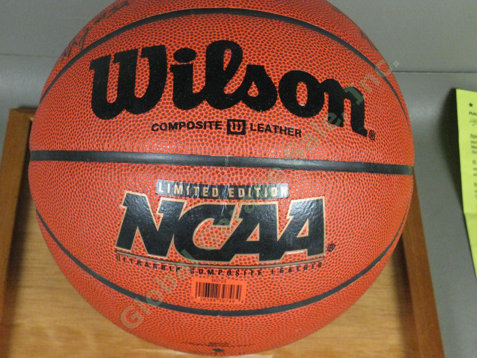 2004 NCAA UVM Catamounts Team Signed Basketball Brennan Coppenrath Sorrentine + 8