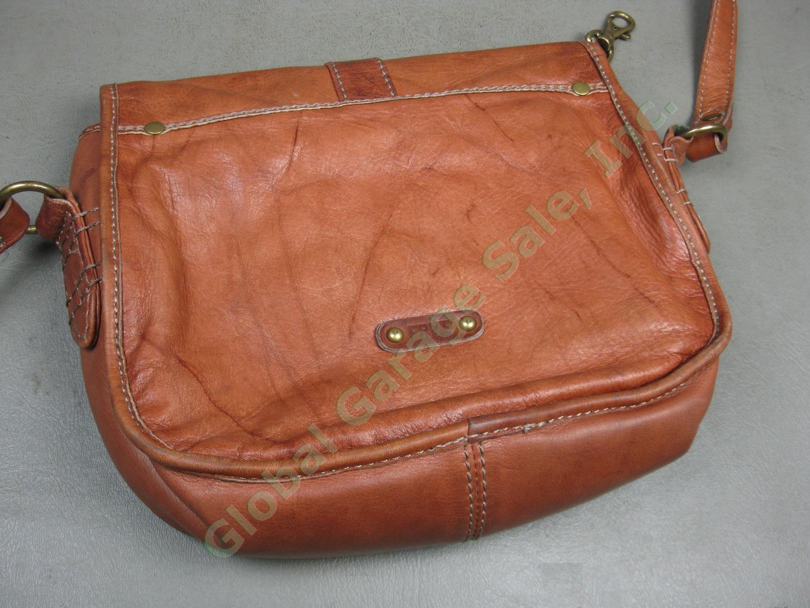Frye Campus Saddle Cross Body Leather Handbag Clutch DB891 $298 Retail NORESERVE 2