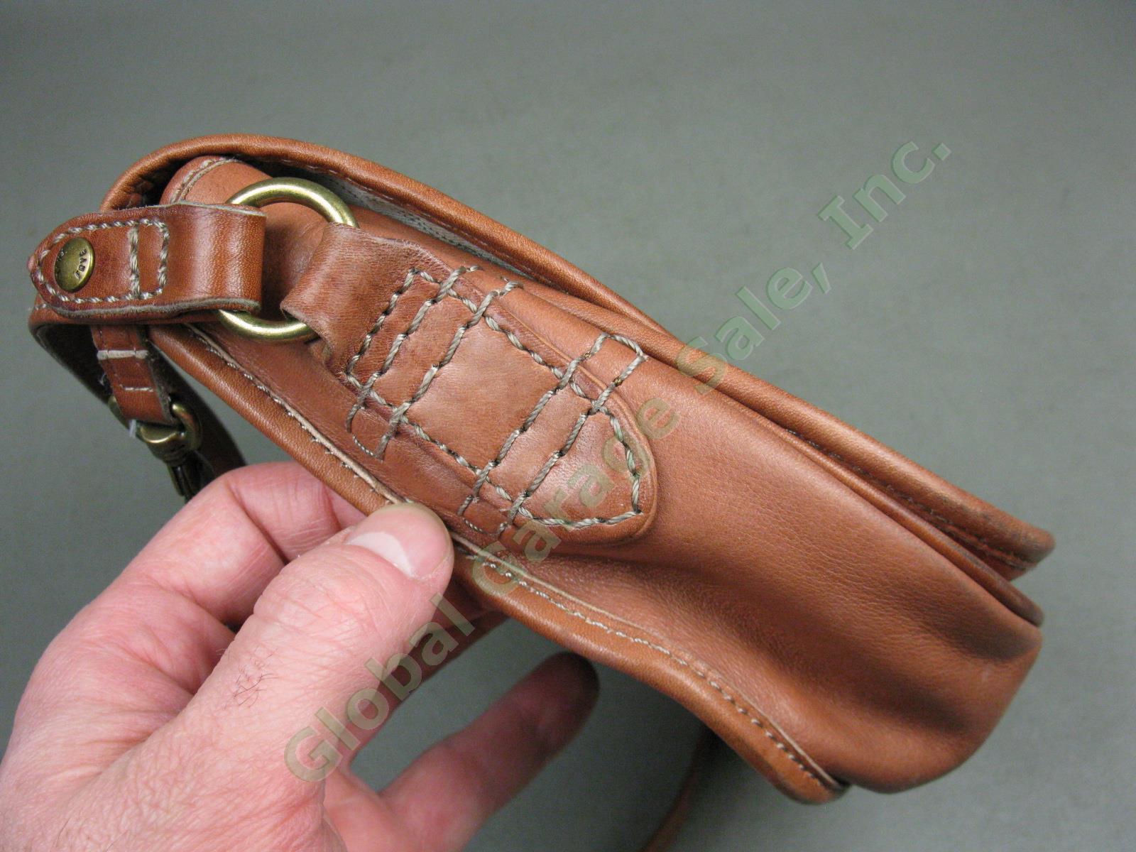 Frye Campus Saddle Cross Body Leather Handbag Clutch DB891 $298 Retail NORESERVE 4