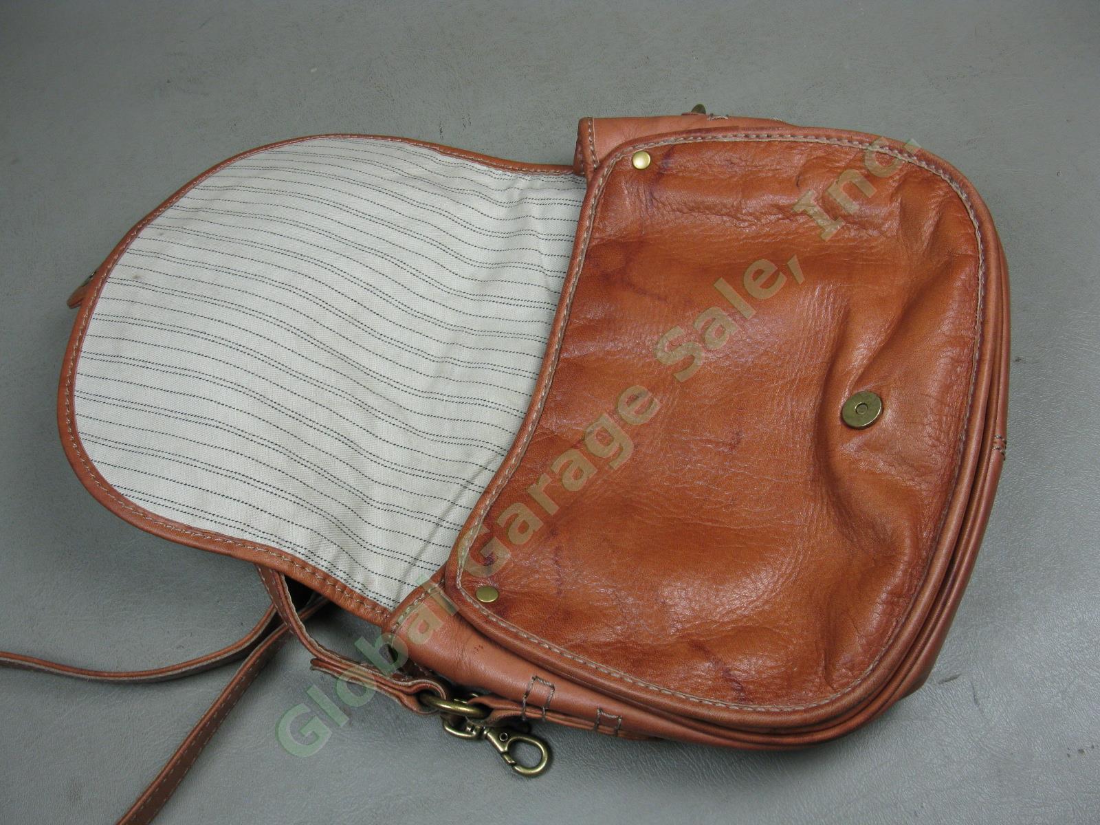 Frye Campus Saddle Cross Body Leather Handbag Clutch DB891 $298 Retail NORESERVE 5