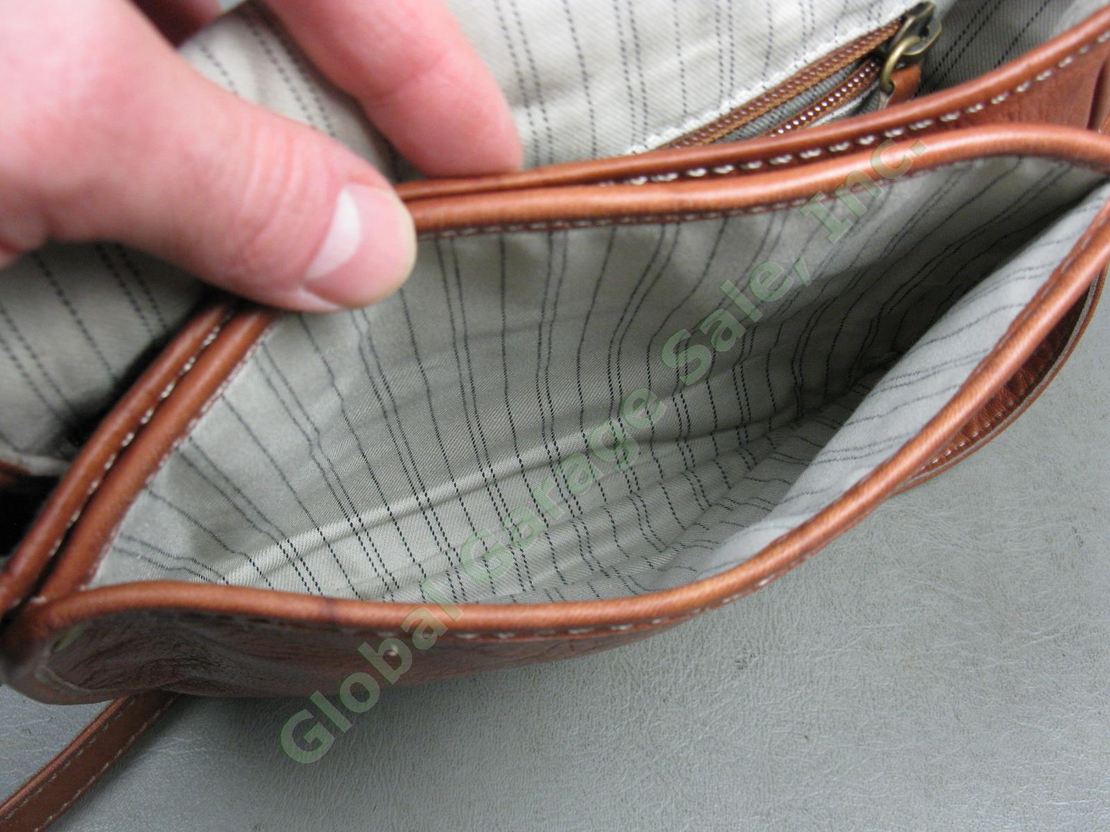 Frye Campus Saddle Cross Body Leather Handbag Clutch DB891 $298 Retail NORESERVE 6